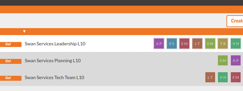 Organize your EOS software with Traction