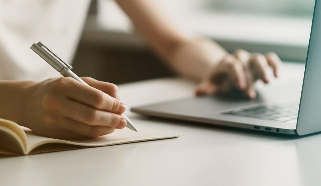 Person taking notes